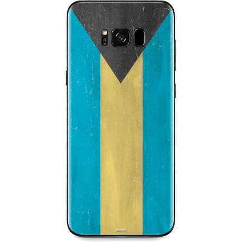 Bahamas Flag Distressed Galaxy S8 Plus Skin
